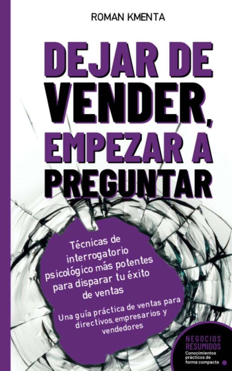 Dejar de vender, empezar a preguntar